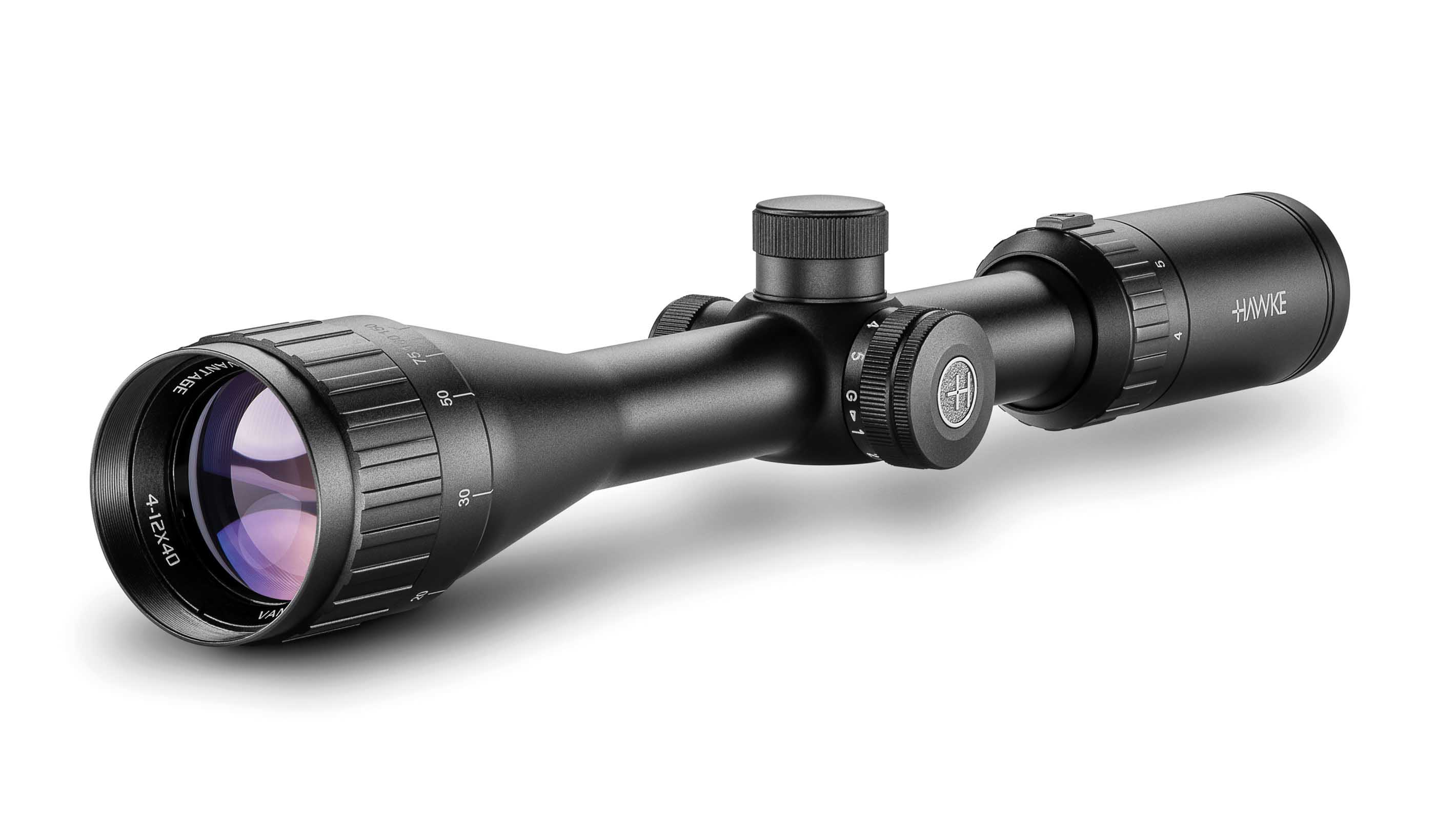 One Size Black Hawke Sport Optics 14242 Vantage 4-12x40 AO 22 WMR IR Riflescope 