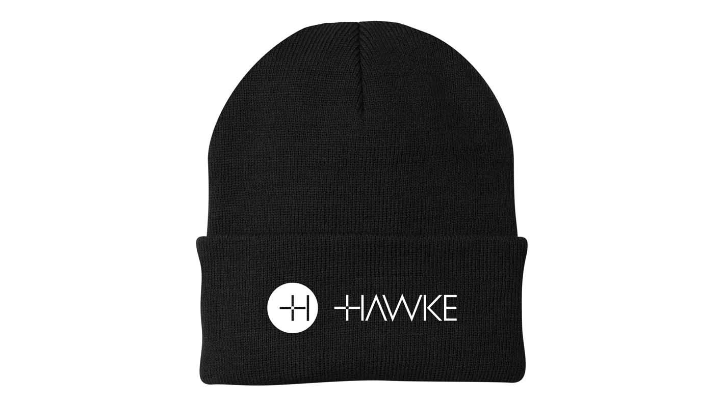 Black Knitted Beanie