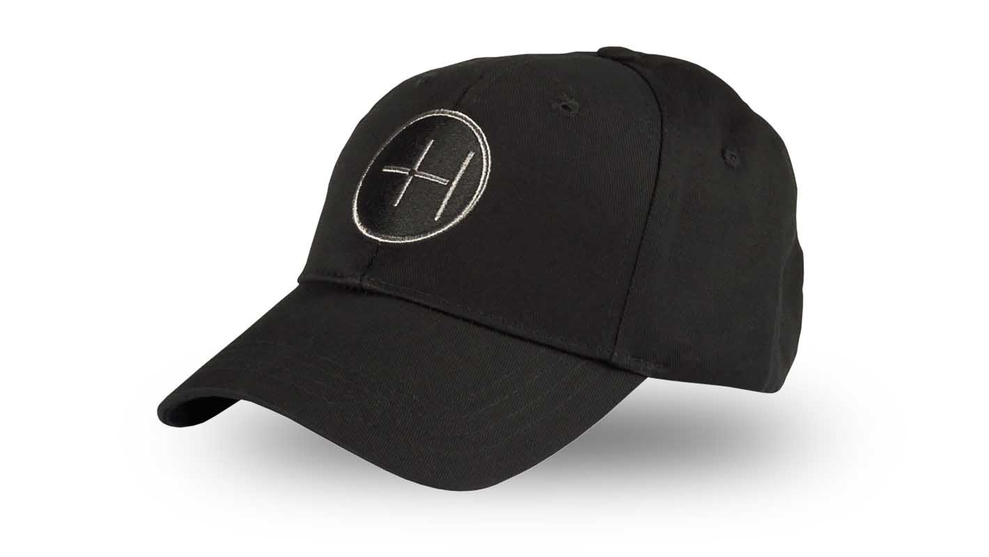 Black Cotton Twill Cap